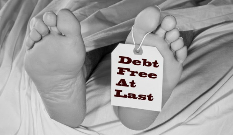 does debt disappear when you die?